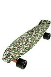 Mayhem Penny Style Skateboard Acrylic 22″ Deck with 59mm Wheels – Camouflage/Black