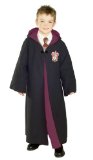 Rubies Costume Deluxe Harry Potter Child’s Costume Robe With Gryffindor Emblem, Large