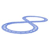 National Products Figure 8 Conversion Track Set for Talking Train