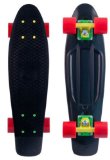 Penny 22″ Rasta Black/Yellow/Green/Red Complete Skateboard Cruiser