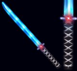 Deluxe Ninja LED Light up Sword with Motion Activated Clanging Sounds