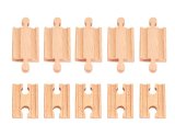 10 Pcs Wooden Train Track Male-male Female-female Adapter Pack Fits Thomas Brio