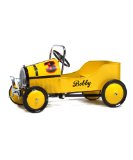 Morgan Cycle Retro Style Racer Pedal Car, Yellow