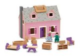 Melissa & Doug Fold & Go Mini Dollhouse