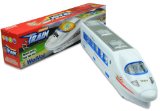 WolVol Electric Train Toy with Beautiful Flashing Lights and Music, goes around and changes directions on contact (Battery Powered) – Great Gift for Kids
