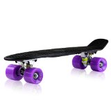 EightBit 22 Inch Complete Skate Board – Retro Skateboard – Ninja / Jelly
