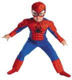 Spiderman Muscle Costume, Size: Child S(4-6)