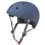 Triple Eight Certified Rubber Helmet (Blue, Large/X-Large)