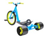 Bike Rassine Underworld Drift Trike, Blue Frame with Yellow Trim