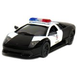 5″ Lamborghini Murcielago LP640-4 Police1:36 Scale (Black/White)