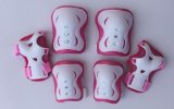 Fantasycart Kid’s Roller Blading Wrist Elbow Knee Pads Blades Guard 6 PCS Set in Pink & White