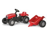 Massey Ferguson Kid Tractor with Trailer