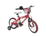 Dynacraft Boy’s 14-Inch Hot Wheels Bike, Red/White/Black