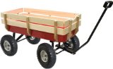 Big Roc Tools Wagon With Wooden Sides – Capacity 200 Lbs