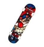 Punisher Jester Complete Skateboard, Blue, 31-Inch