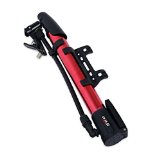 Universal Bicycle Mini Portable Bike Air Pump Bicycle Tire Inflator (red)