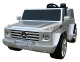 National Products 12V Silver Mercedes Benz G-Class Battery Operated Ride-on