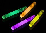 50 1.5″ Small Assorted Mini Glow Sticks