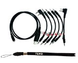 Tenq® High Quality 6 in 1 USB Programming Programmer Cloning Cable Cord for Motorola HYT Icom Baofeng Kenwood Yaesu Vertex TYT Quansheng Puxing Linton Wouxun Baofeng KST Weierwei Radios