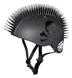 Krash Jolly Roger Mohawk Helmet, Youth 8+ Years, Black