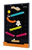 Neat Oh #773634 Two Sided Magnetic Marble Run and Chalkboard Set