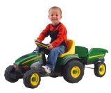 Peg Perego John Deere Farm Tractor and Trailer