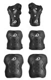 Rollerblade Junior Bladegear XT Protective Gear (3-Pack), Black, X-Small