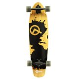 Quest Rorshack Bamboo Longboard Skateboard (34-Inch)
