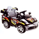 Mini Motos 6V Battery Powered Star Car Color: Black