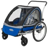 InStep Rocket 11 Bicycle Trailer, Blue/Grey