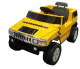 National Products 6V Yellow Hummer H2 Battery Operated Ride-on