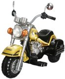 Merske Harley Style Chopper Style Motorcycle, Yellow