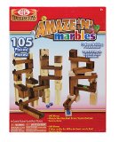 POOF-Slinky – Ideal Amaze ‘N’ Marbles Classic Wood Construction Set, 105-Pieces, 4105MBL