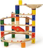 Hape Quadrilla Twist and Rail Set – 98 Piece, 50 Marble