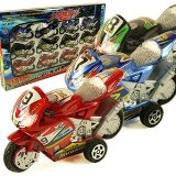 Pull Back Motorcycle Collections Toys for Kids Assorted Colors