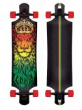 Santa Cruz Lion God Rasta Drop Thru Cruzer Freeride Longboard Deck Complete 40″