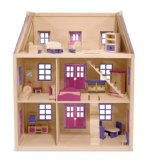 Melissa & Doug Multi-Level Wooden Dollhouse