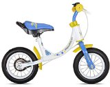 WeeRide Learn 2 Ride Balance Bike, White, 10-Inch