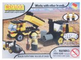 Best-Lock Construction Toys Dump Truck and Tractor