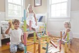 22 Piece Tegu Endeavor Magnetic Wooden Block Set, Tints
