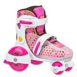 Roller Derby Girl’s Fun Roll Adjustable Roller Skate, Small
