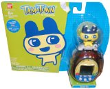 Tamagotchi Tamatown Black and Yellow Tama-go with Mametchi Gotchi Figure Charm