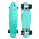 Mayhem Penny Style Board Celestial Swirl 22″ Plastic Cruiser Board Old School Abec 7
