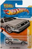 Hot Wheels 2011-018 New Models 18/50 Back To The Future Time Machine 1:64 Scale