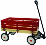 Grand Forward Little Box 34″ Wooden Wagon, Red