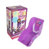 Doll Bicycle Seat – “Ride Along Dolly” Bike Seat (Purple) with Decorate Yourself Decals (Fits American Girl Dolls)-Retail Box