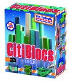 CitiBlocs – Cool Colors Precision Cut Building Blocks with 50-Pieces, 0BCTBSC50
