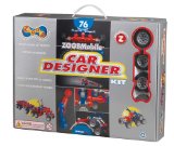 ZOOB 0Z12052 ZOOBMobile Car Designer Moving Mind-Building Modeling System, Assorted Colors, 76-Pieces