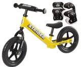 *Strider ST-4 Balance Bike with Elbow Pads & Knee Pads* (Yellow)